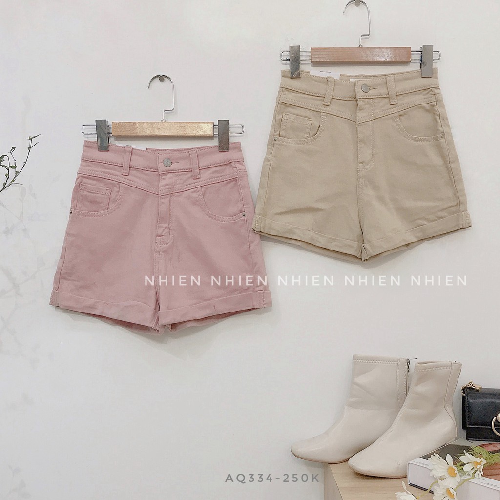 Quần Kaki Short Suông SH359 _Nhienvintage AQ334