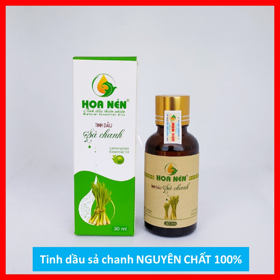 Tinh dầu Sả Chanh nguyên chất 30ml_Khử mùi, diệt khuẩn, đuỗi côn trùng