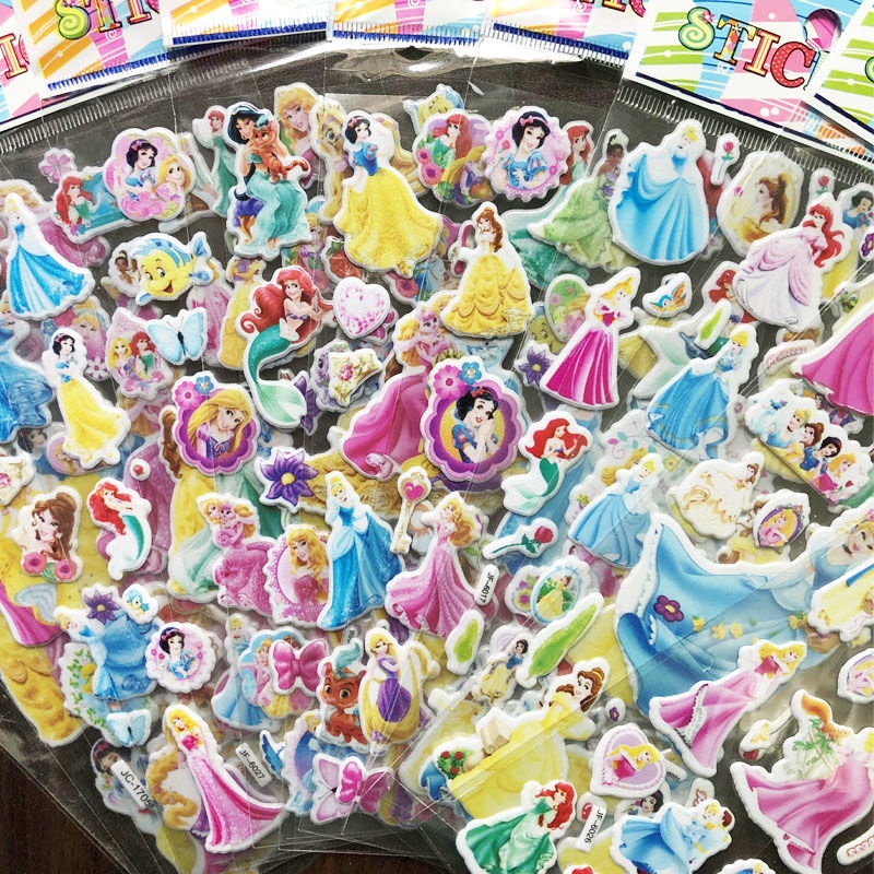 Miếng Dán 3D Hình Heo Peppa Pig Hoạt Hình Ba Chiều Dành Cho Trẻ Mẫu Giáo