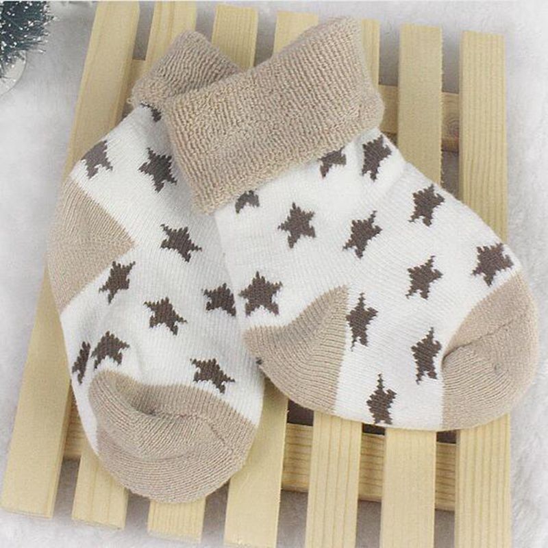 Tất Cotton Hoạt Hình Cho Bé 0-12 Tháng Tuổi