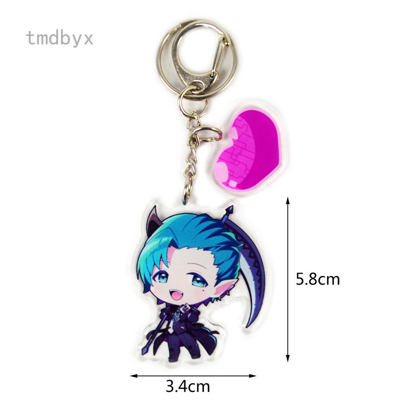 Móc khóa nhựa Acrylic hình nhân vật Iruma Kun Suzuki Iruma Clara Valac