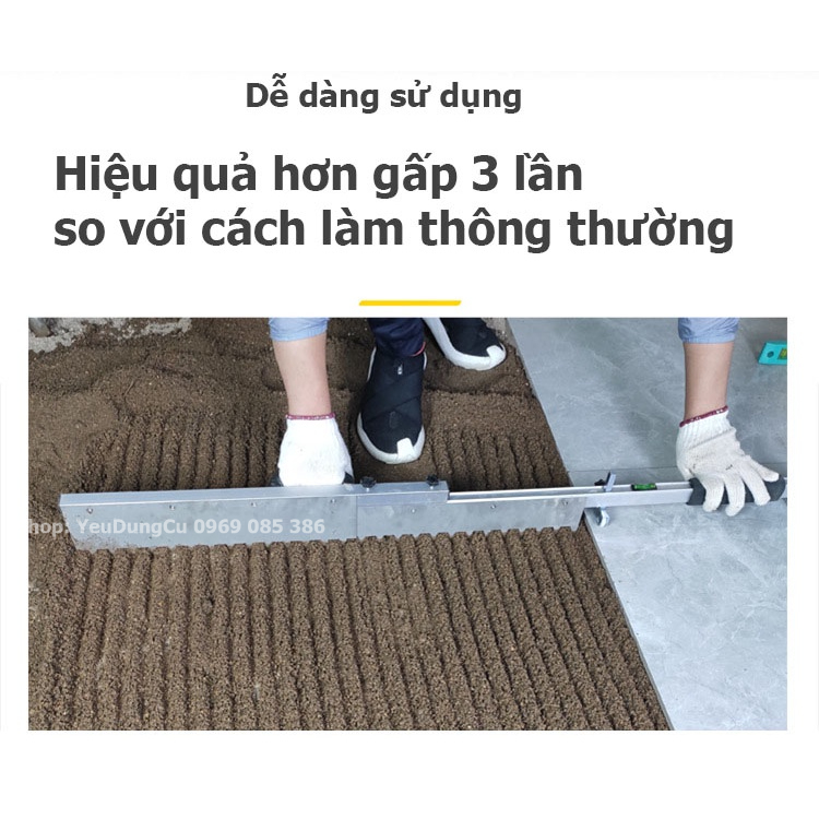 Thước gạt vữa lát nền Bay răng cưa chuyên dụng ốp lát gạch