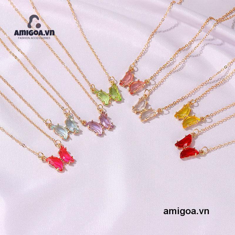 ✨✨vòng cổ Mạ Vàng Mặt Hình Bướm Phong Cách Hàn Quốc