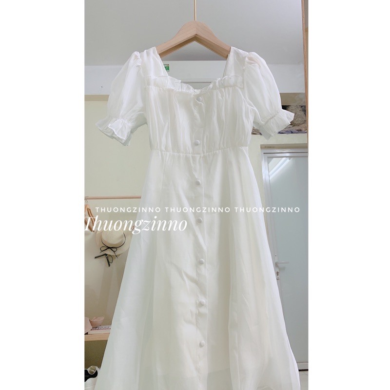 [Ảnh thật/Video] Váy Myan phối voan tơ Đầm dự tiệc công chúa (ảnh thật shop chụp)
