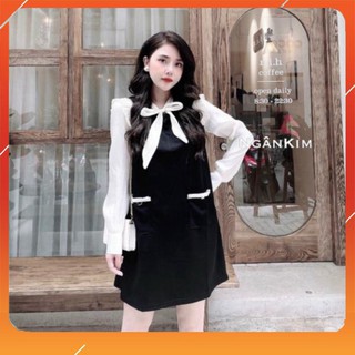 🌸Hàng Quảng Châu🌸 Váy Đầm Đầm Dự Tiệc Sang Chảnh Form Dáng Chuẩn  Mã KN0020 012