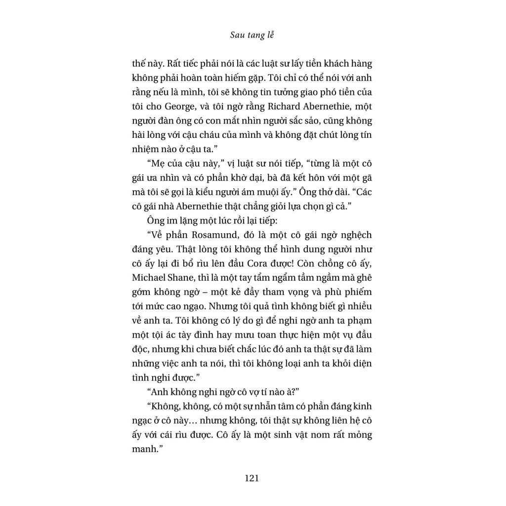 Sách Sau Tang Lễ - After The Funeral