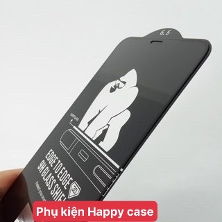 (KÈM GIẤY LAU) Kính Cường Lực KingKong Bóng Full Màn Cho Các Dòng IPhone 6/6PLUS/7/8/7PLUS/X/R/XSMAX/11PROMAX/12PROMAX