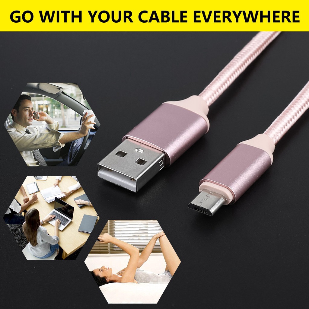 Cáp Sạc Batianda Đầu Micro Usb 2A Siêu Nhanh Cho Điện Thoại Android Samsung J4 J5 J6 J7 Xiaomi Redmi Note 5 4