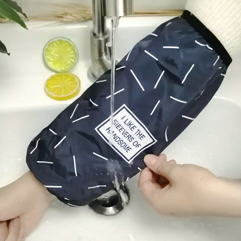 Găng tay dạng tay áo chống thấm nước chống bám dầu tiện dụng khi làm bếp