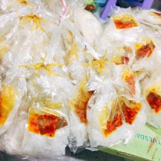 Bánh tráng xâu sate