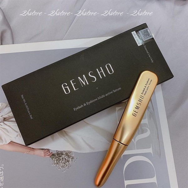 Serum dưỡng mi Gemsho Eyelash &amp; Eyebrow Multi Active Serum 3ml