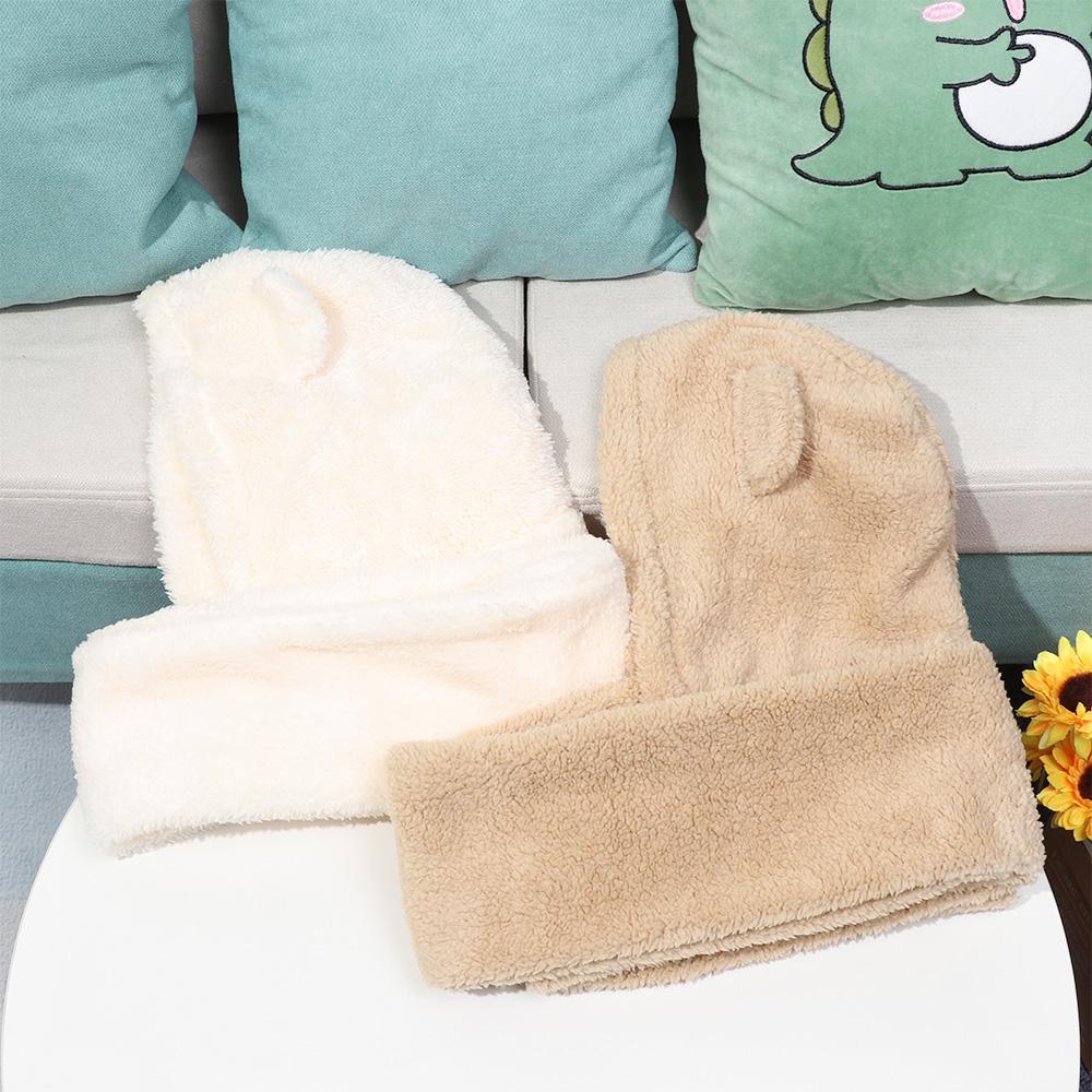 Mũ Beanie Hình Gấu Dễ Thương Cho Nữ