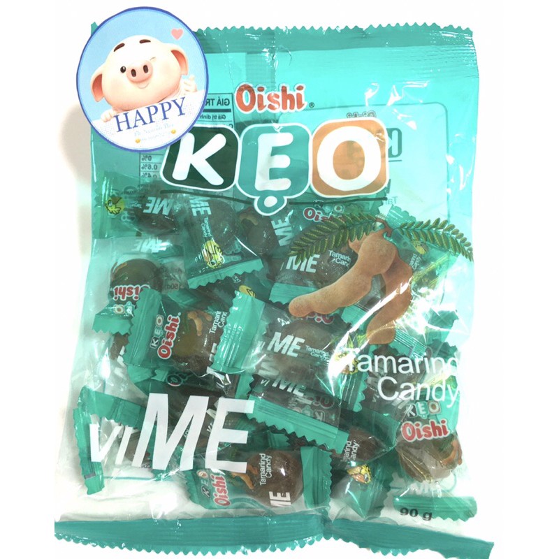 Kẹo Oishi đủ vị [Me, Vải, Ổi, Thập cẩm, Bạc hà, Soda chanh, Tăng lực] gói 90g