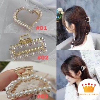 Set 3 kẹp tóc Hàn quốc đính đá siêu xinh
