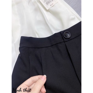 QUẦN SHORT LƯNG CAO XẾP LY - B3U