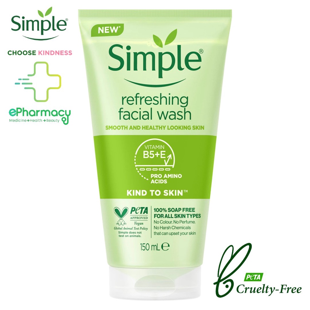 Simple Sữa Rửa Mặt Refreshing Facial Wash 150ml