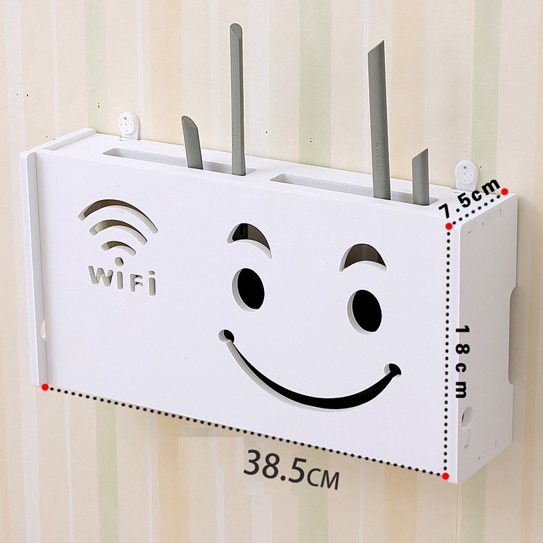 Kệ Hộp đựng wifi treo tường thông minh không cần khoan đục (đủ mẫu)