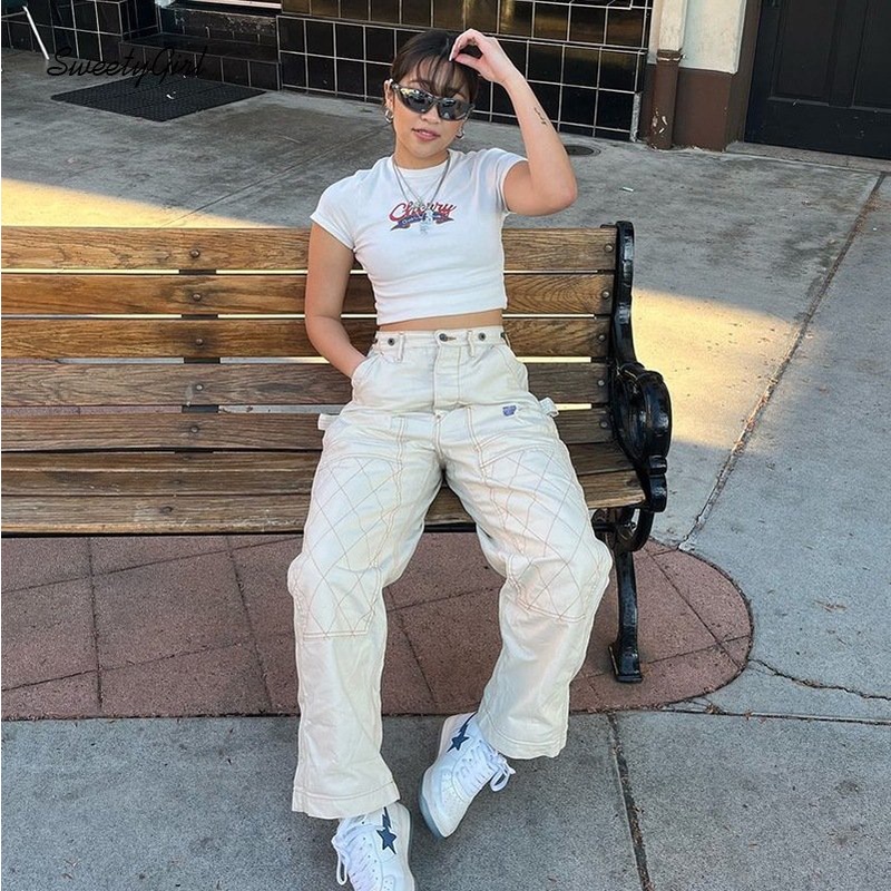 Áo Thun Croptop Tay Ngắn Cổ Tròn Dáng Ôm In Họa Tiết Thời Trang 2022 Cho Nữ