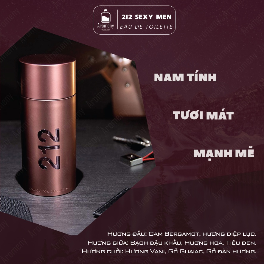 Nước hoa nam Sexy Men 100ml – Tinh dầu nước hoa nam tính, sang trọng hương thơm Oriental – Aromeny.Parfume