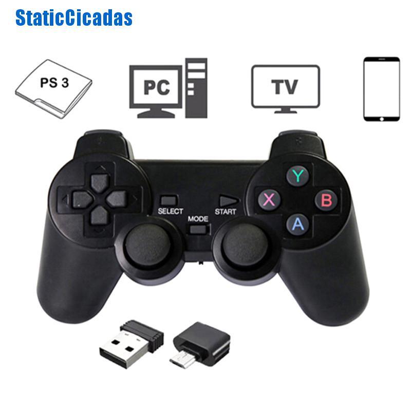 Tay Cầm Chơi Game Không Dây 2.4ghz Cho Ps3 Pc Tv Box