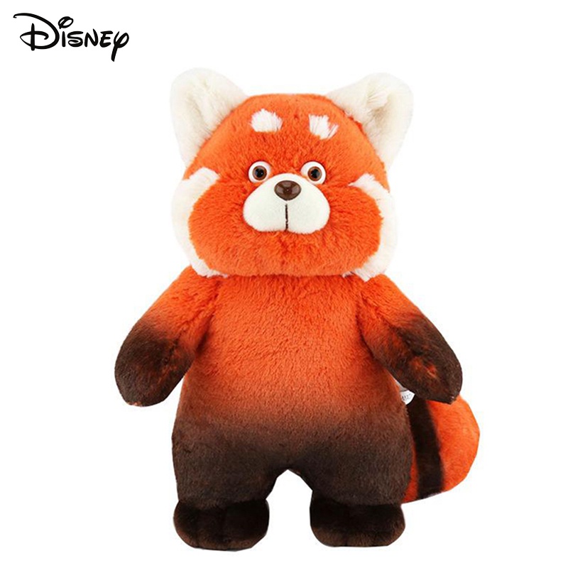 Thú Nhồi Bông Hình Gấu Trúc Hoạt Hình Disney Màu Đỏ Đáng Yêu