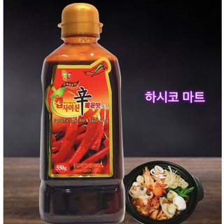 Tinh dầu ớt nâu mì cay hàn quốc 550ml