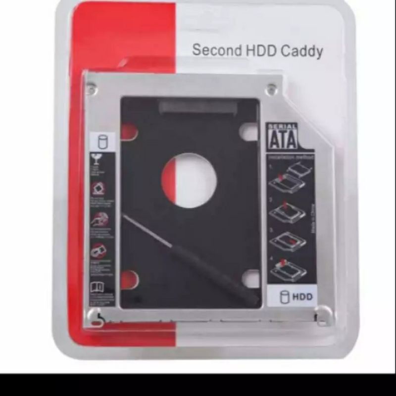 Caddy bay 9,5mm -12,7mm - Khay ổ đĩa cứng thay thế ổ DVD