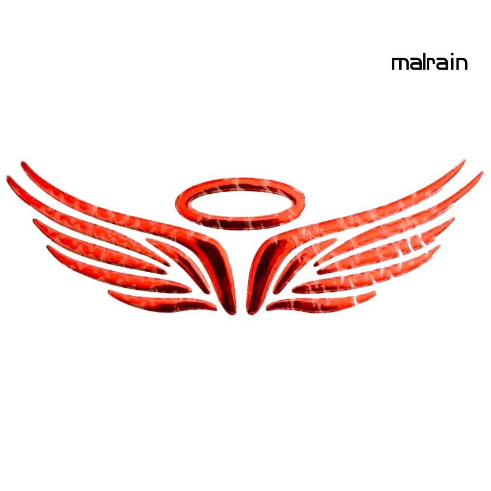 Miếng Dán Trang Trí Xe Hơi Hình Đôi Cánh Thiên Thần 3D Độc Đáo