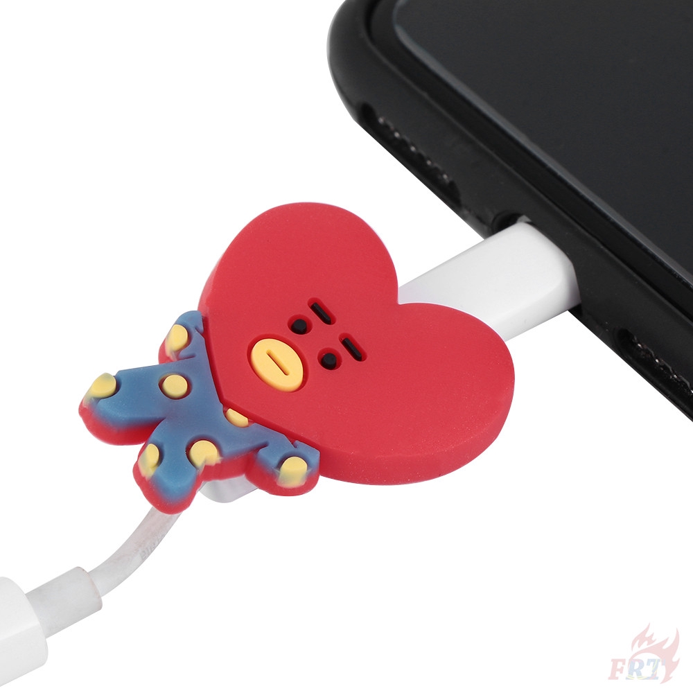 1 Phụ Kiện Bảo Vệ Dây Cáp Dữ Liệu Hình chimmy / cooky / koya / mang / tata / rj / shooky