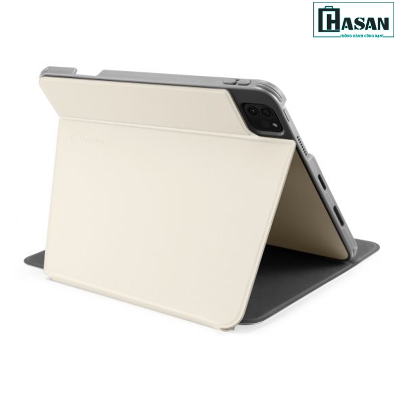 Bao da iPad Pro 11 inch M1 2021 chính hãng TOMTOC (USA) từ tính đa góc VERTICAL - B02-007 hỗ trợ sạc không dây APPLE PEN