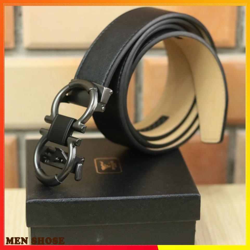 Thắt Lưng Nam Hàng Hiệu Cao Cấp Khóa Cài. Dây Lưng Nam Da  100% Nhập Khẩu Chính Hãng GC305