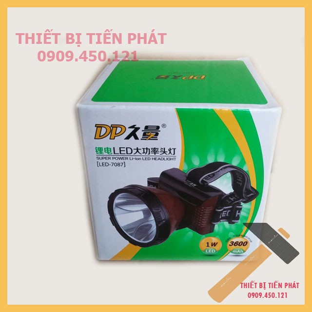 Đèn Pin Đội Đầu, Siêu Sáng Loại: DP7222 1W và DP7224 3W, Nhỏ Gọn Tiện Dụng (Chính Hãng).