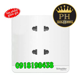 Bộ ổ cắm Schneider đôi hai chấu 10A AvatarOn