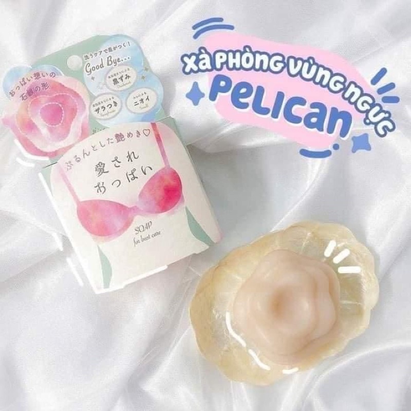 Xà Phòng Dành Cho Vùng Ngực Pelican Lovely Boobs Care Soap (70g)