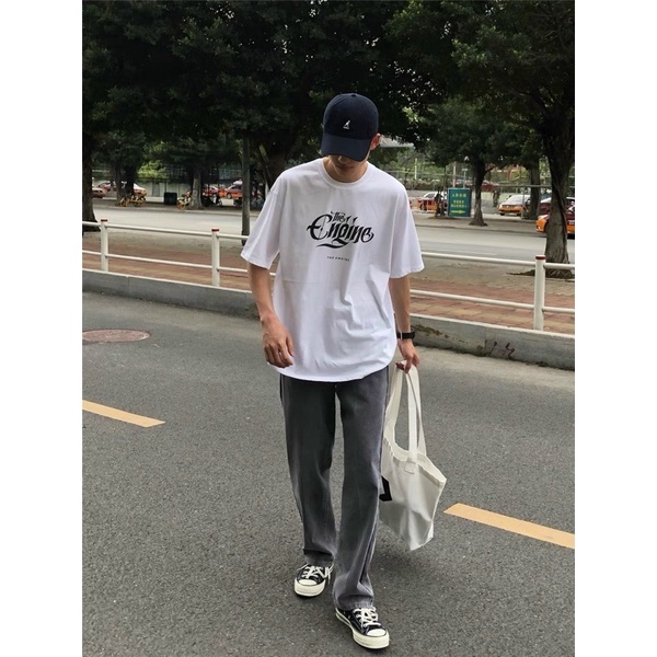 ÁO THUN TAY LỠ COTTON FORM UNISEX NAM NỮ (kèm hình chụp thật)