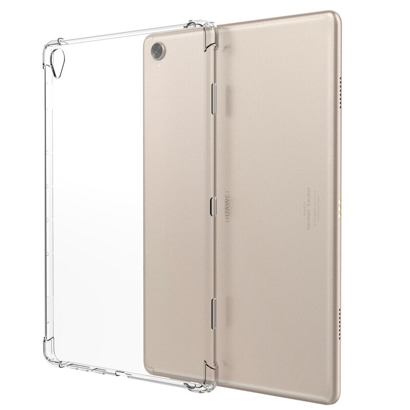 Transparent Shockproof Bumper Case for Huawei MediaPad Pro T3 T5 M6 C5 M5 M3 Lite 2019 Cases Clear TPU Silicone Cover for MatePadPro 10.8 Casing