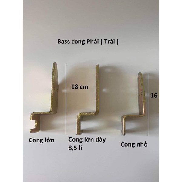 Bass cong sắt LỚN bửng xe tải