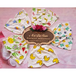Quần đùi cotton giấy cho bé ( 1 quần )