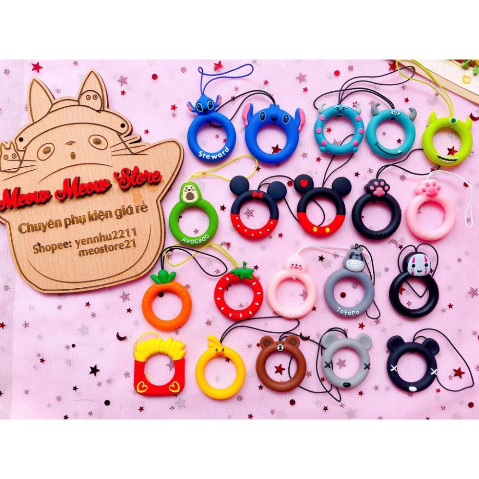 ❣️Ảnh +Video Thật❣️ Móc Treo Điện Thoại Hình Thú Dây Treo Điện Thoại Hình Tròn❣️ GIÁ RẺ GIÁ SỈIII