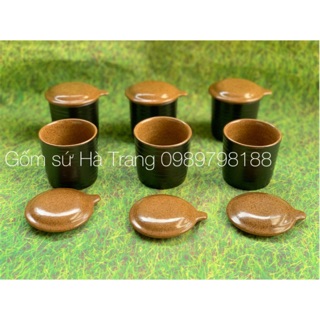 Cốc làm caramen gốm sứ Bát Tràng cao cấp khử chì