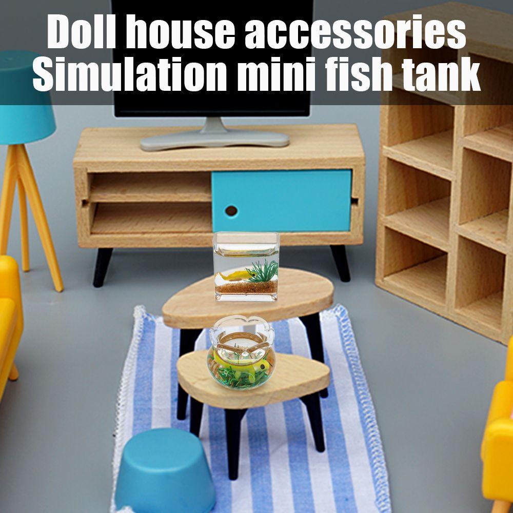 Bể Cá Mini Bằng Kính Màu Cầu Vồng