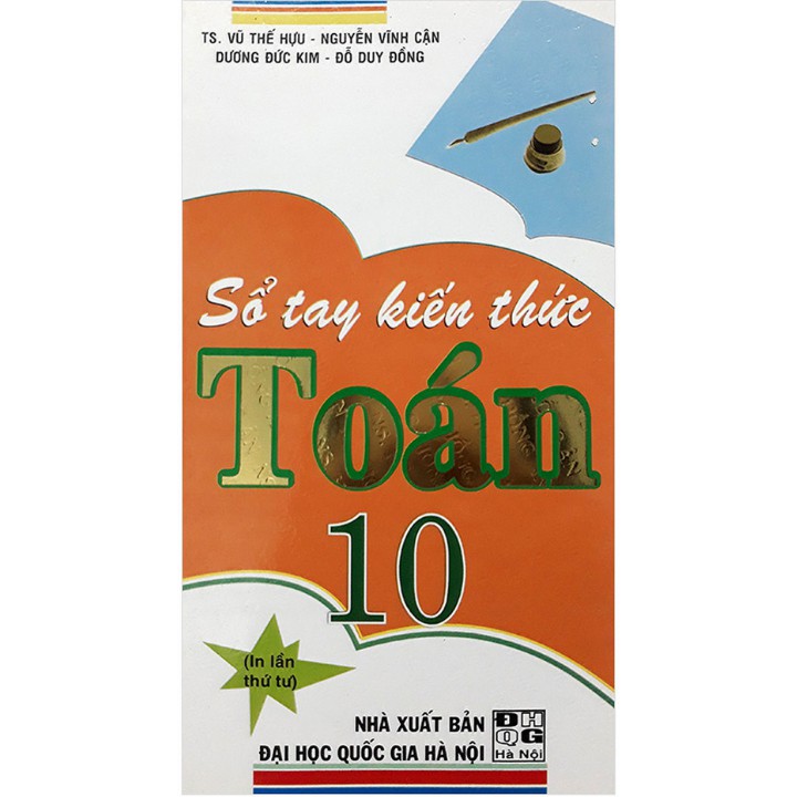 Sách Tham Khảo - Sổ Tay Kiến Thức Toán Lớp 10 - HA