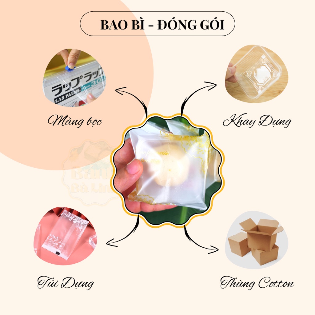 Bánh Ít Chay Lạt Đặc Sản Đà Nẵng, 20 Cái, Hương Vị 100 Năm - Bánh Bà Linh