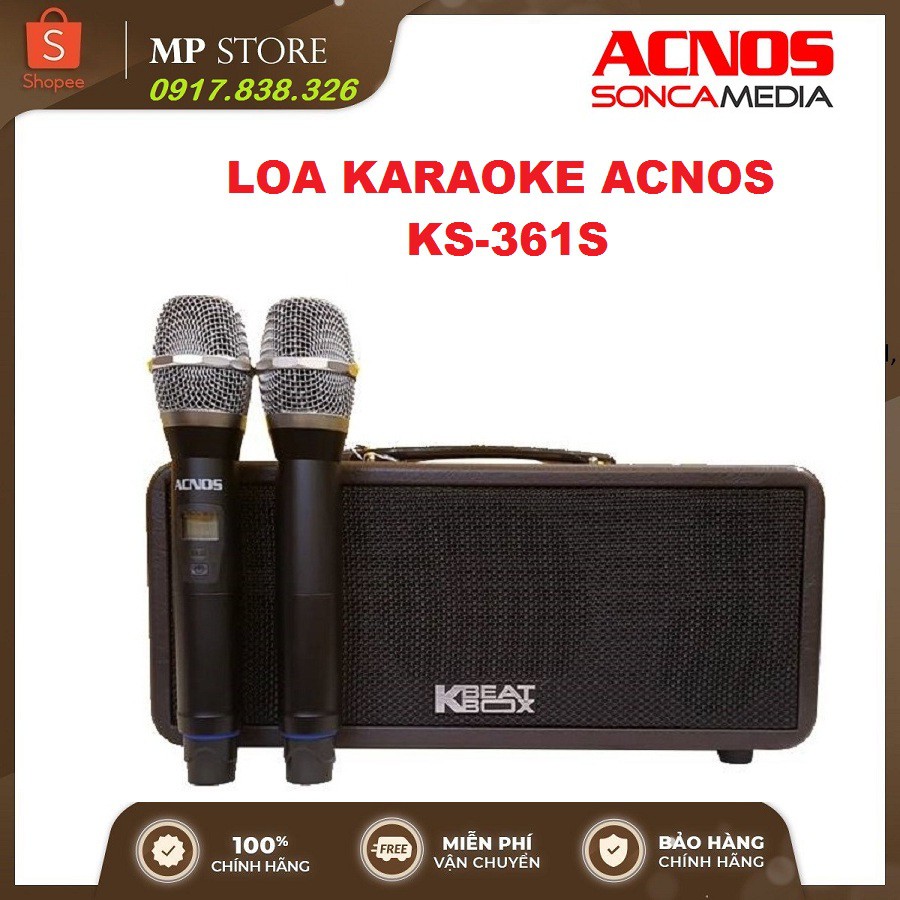 Loa karaoke Acnos KBeatbox Mini KS361S