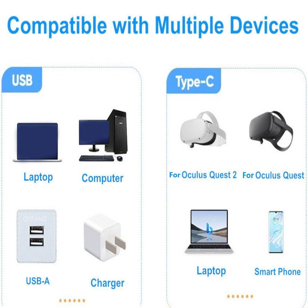 CHOOKEY Cáp SạC Nhanh USB 3.2 Gen 2 3m 5m Cho Quest 1 / 2