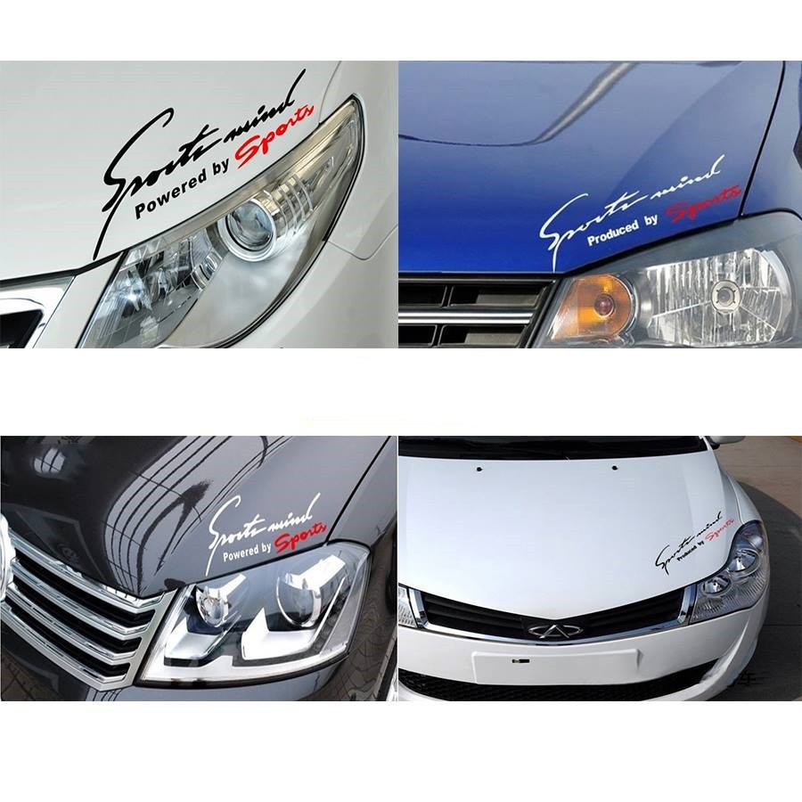 Tem dán decal Sport mind prodeced by Sports xe hơi ô tô đầy đủ màu sắc