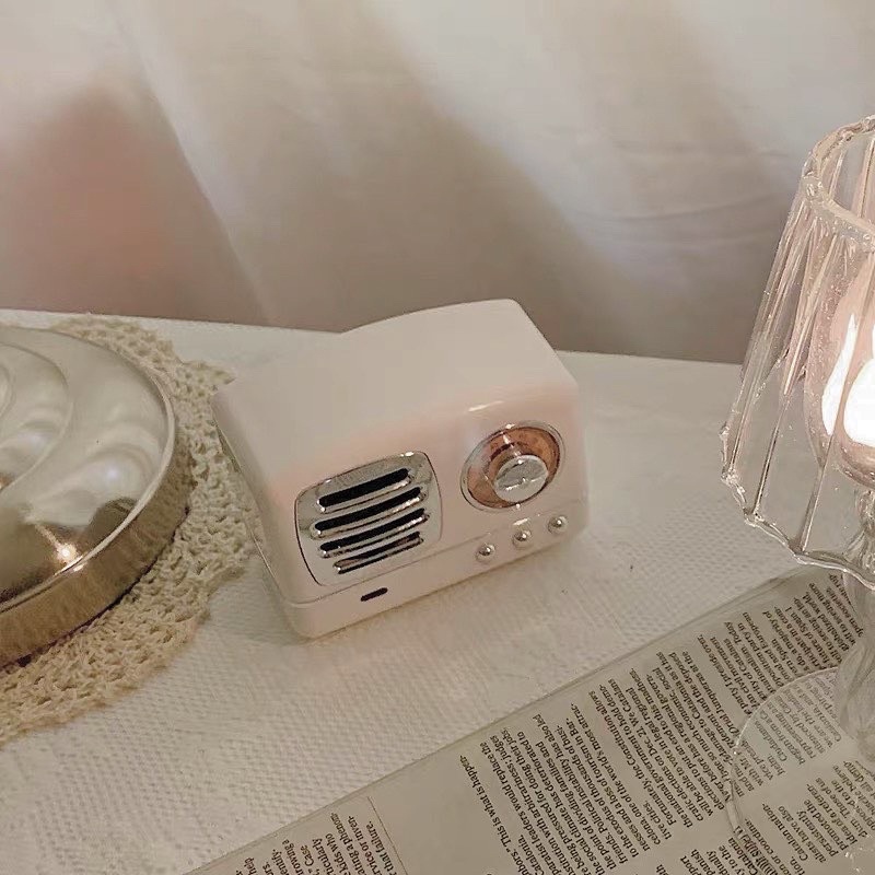 Loa bluetooth vintage size mini (decor retro) HD007