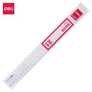 Thước kẻ Deli 20 / 30 / 50cm. - Văn phòng phẩm Thu Thảo