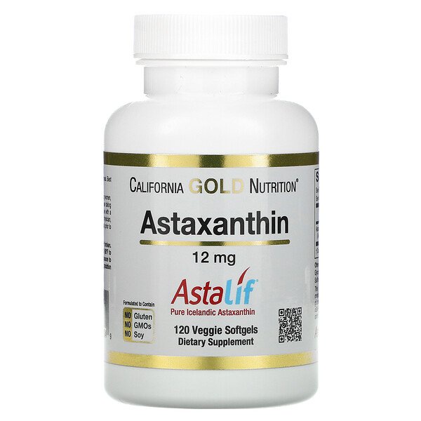 Astaxanthin Astalif 12mg California Gold Nutrition 30vien