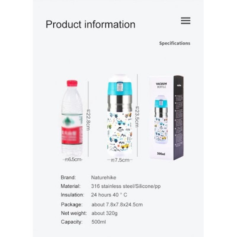 Bình giữ nhiệt Naturehike NH19SJ009 500ml